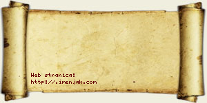 Olga Vesović vizit kartica